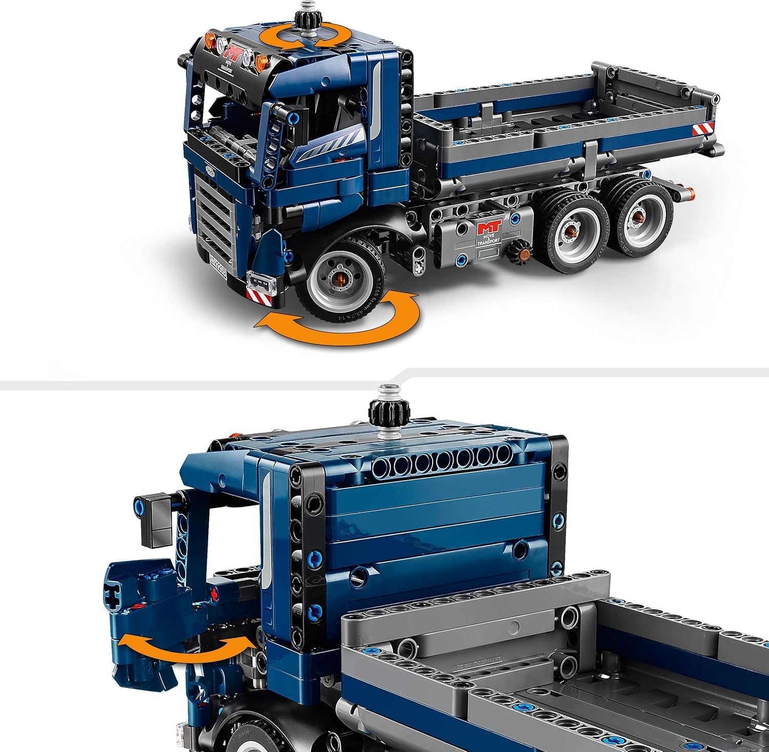 LEGO Technic Dump Truck speelgoed met stuur en beweegbare dumptruck - blauw bouwvoertuig - cadeau-idee voor verjaardagen of feestdagen - bouwset voor jongens en meisjes vanaf 9 jaar 42203 Bouwsets Besuche den LEGO-Store