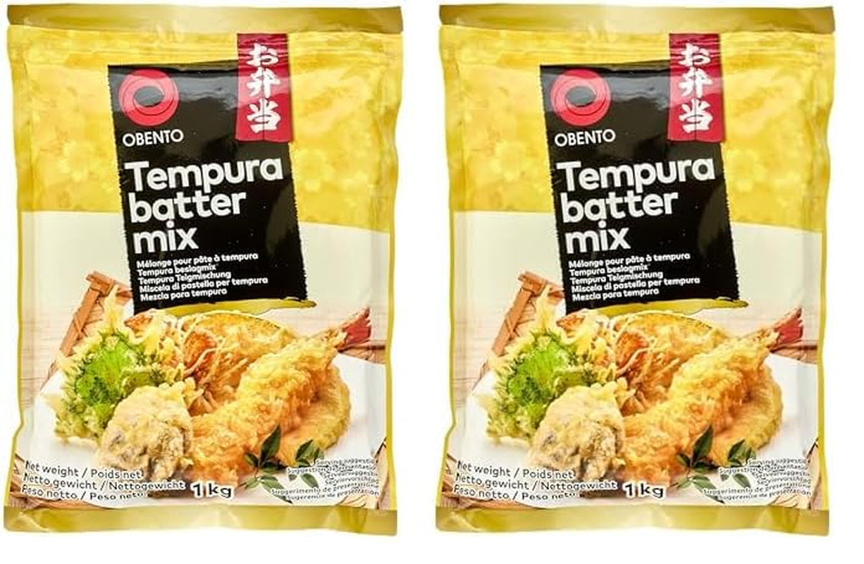 Tempura Beslagmix Tempura Back-Frittiermischung, 500 Gram Mix voor bakken en koken Naty Shop 1 Kg (2Er-pakket)