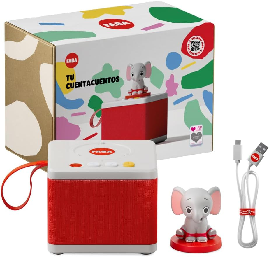 - Verhalen voor meisjes en jongens, speaker met het olifantenkarakter, educatief spel, inhoud in het Spaans, geschikt vanaf 0 jaar Bebe Toys Naty Shop