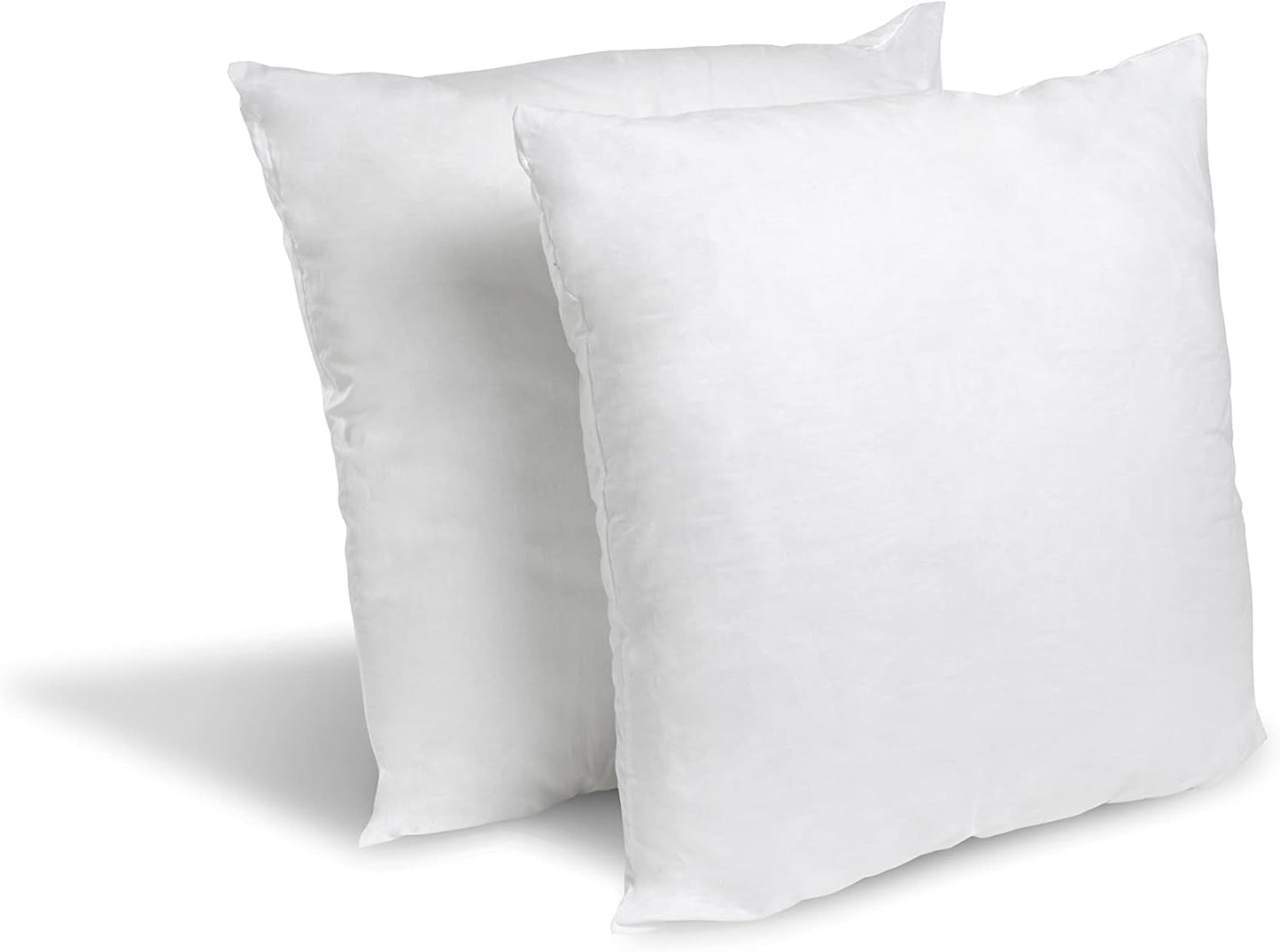 Blue Câlin Set of 2 Pillows with Firm Comfort "Alaska", Super Filling, 100% Cotton Percale Envelope, White, 65 X 65 cm Square Shape Naty Shop Standard Pillows