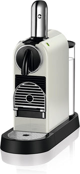 Nespresso EN167.W Citiz capsule-espressomachine, hogedrukpomp en ideale temperatuurregeling, zonder Aeroccino (melkopschuimer), energiebesparende functie, 1260 W, crèmewit, 37,4 x 11,9 x 25,5 cm