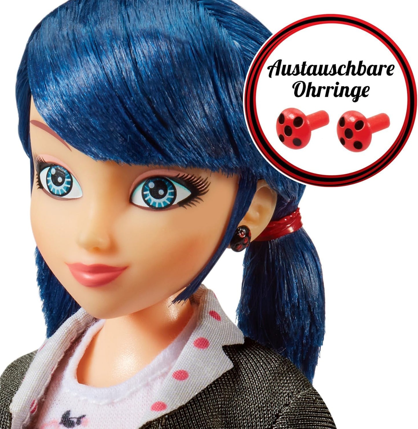 BANDAI - Wonderbaarlijk lieveheersbeestje - Modepop Marinette en Lieveheersbeestje - Gelede pop van 26 cm met 2 outfits - Wonderbaarlijke speelgoedgelede pop - Speelgoed voor kinderen vanaf 4 jaar - P50355