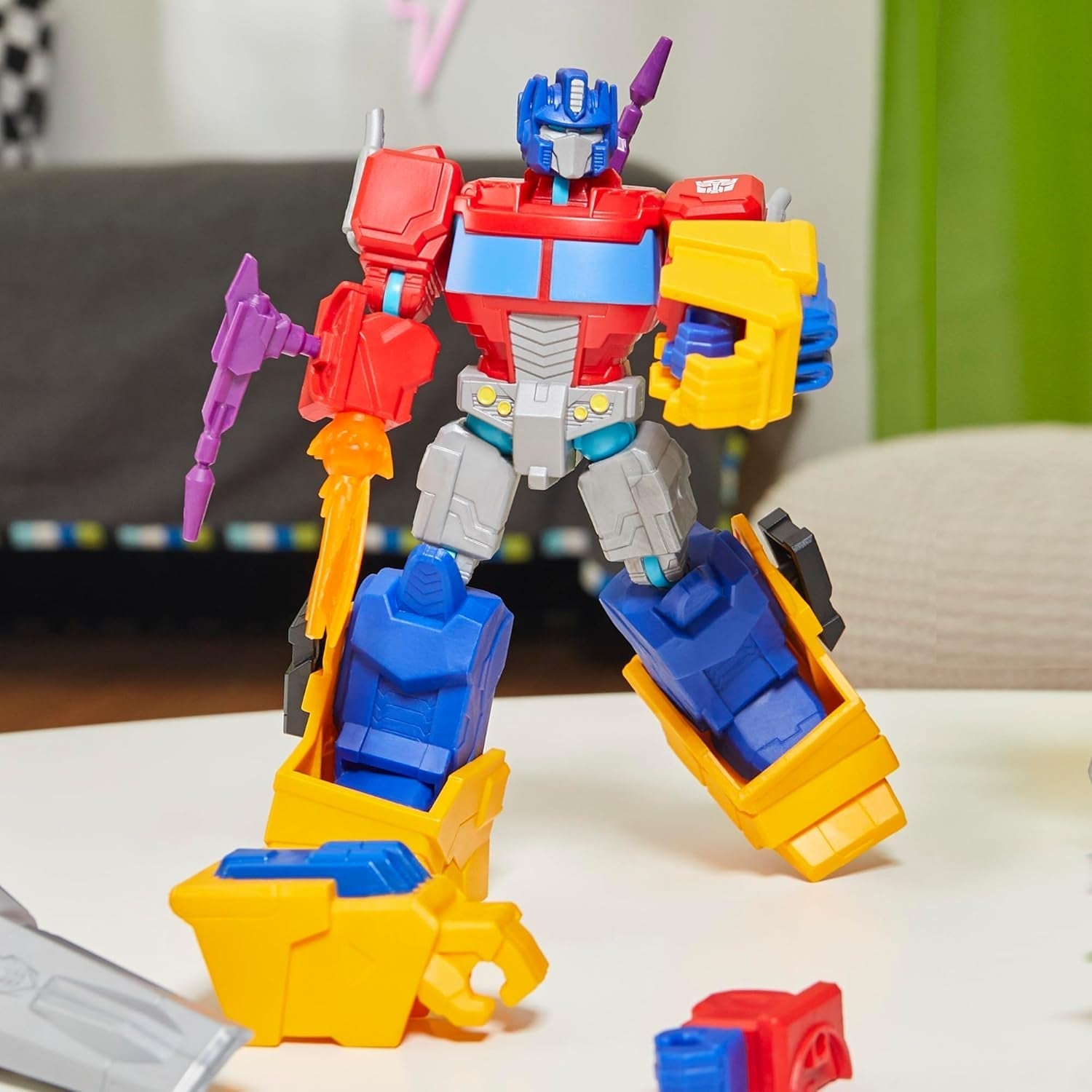Transformers Mixmashers Optimus Prime Aanpasbare Deluxe actiefiguren en accessoires Actiefiguren Naty Shop