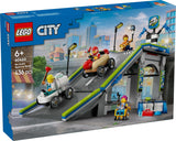 LEGO City No Limits: Zeepkistenrace Met Helling - Bouwspeelgoed voor jongens en meisjes vanaf 6 jaar - Set met 2 zeepdozen en 4 Racer minifiguren - Cadeau-idee voor kinderen 60460 Bouwsets Besuche den LEGO-Store