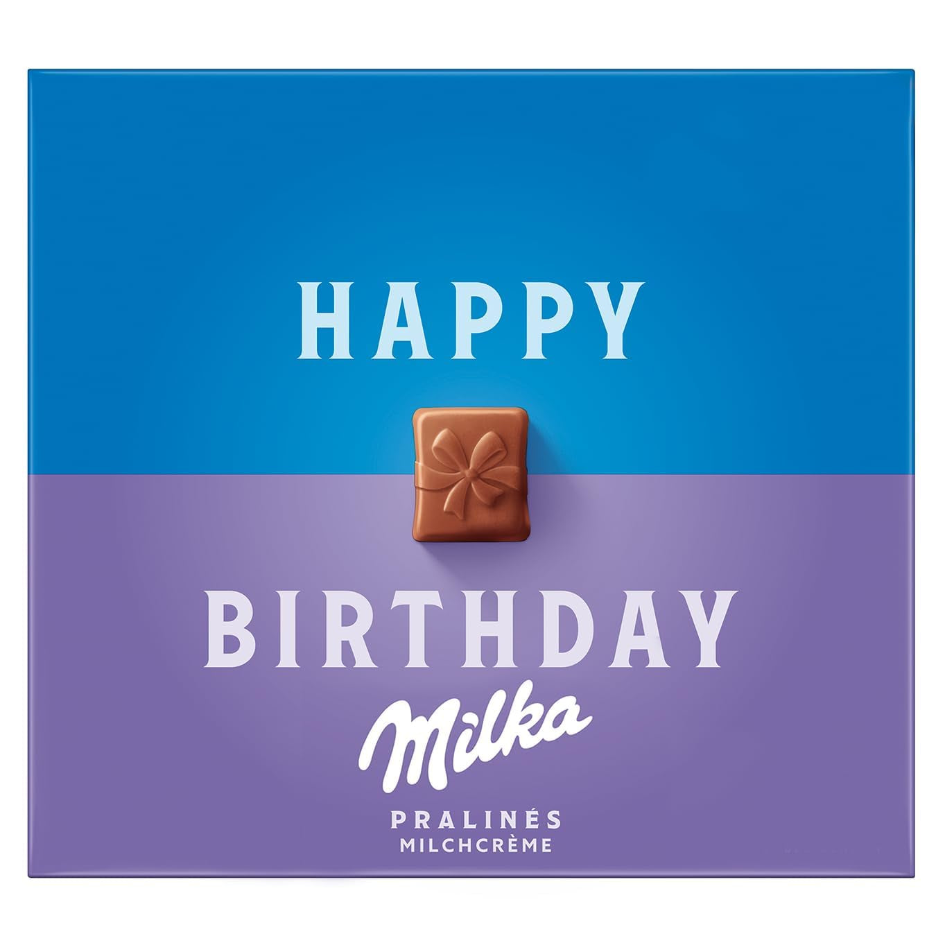 Praline Milka Gefeliciteerd – Alpenmelkchocolade met fijne melkroomvulling – 10 x 110 g