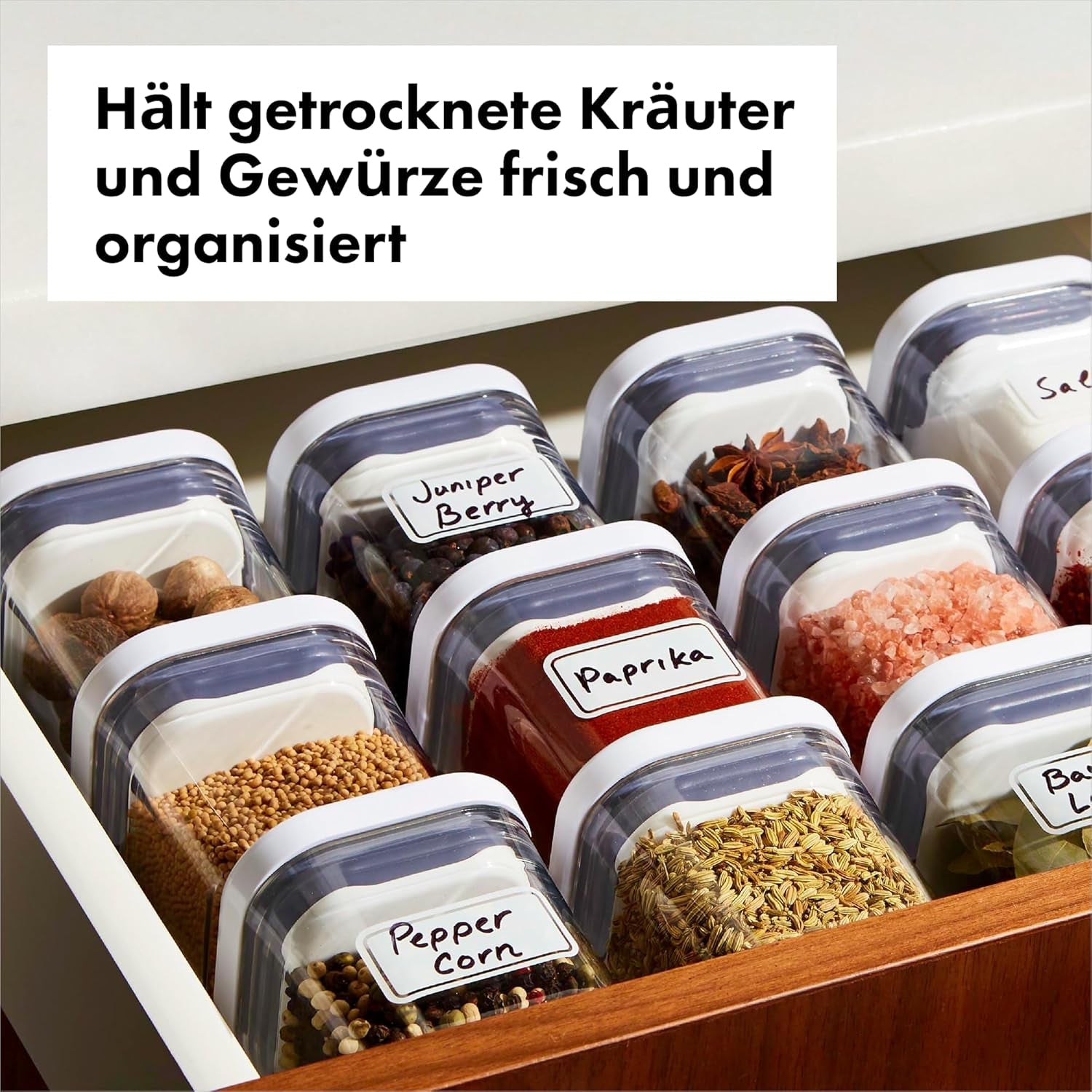 OXO 11236100V1UK Voedselbewaarbak, kunststof, transparant Voedselbewaardozen Naty Shop