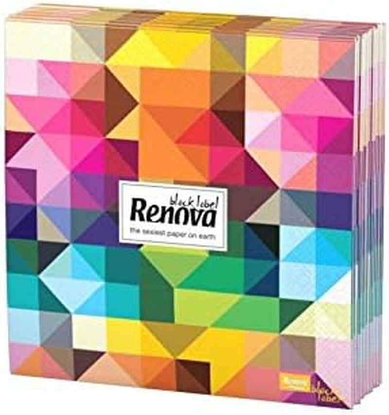 Renova papieren servetten, ultra gedecoreerd, 20 servetten