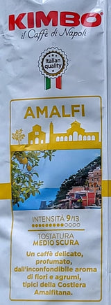 Hele Amalfi koffiebonen (100% Arabica), medium gebrand, zak van 1 kg