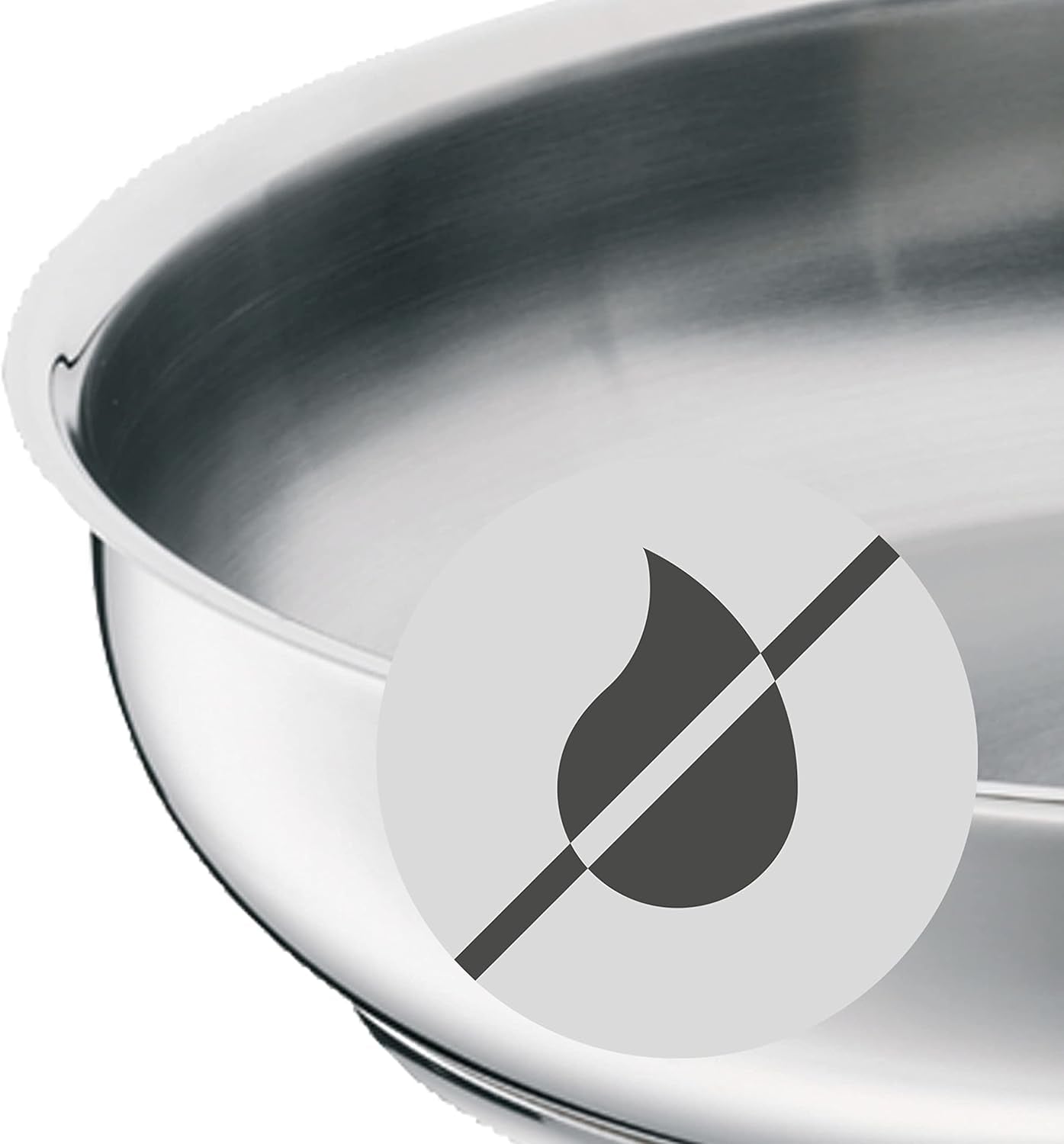 WMF Profi roestvrijstalen pan 24 cm inductie, roestvrijstalen pan Cromargan Potten en pannen Naty Shop
