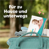 Pampers Sensitive babydoekjes, 15 stuks van 80 doekjes, 1200 babydoekjes, 2-in-1 zachte reiniging en huidbescherming