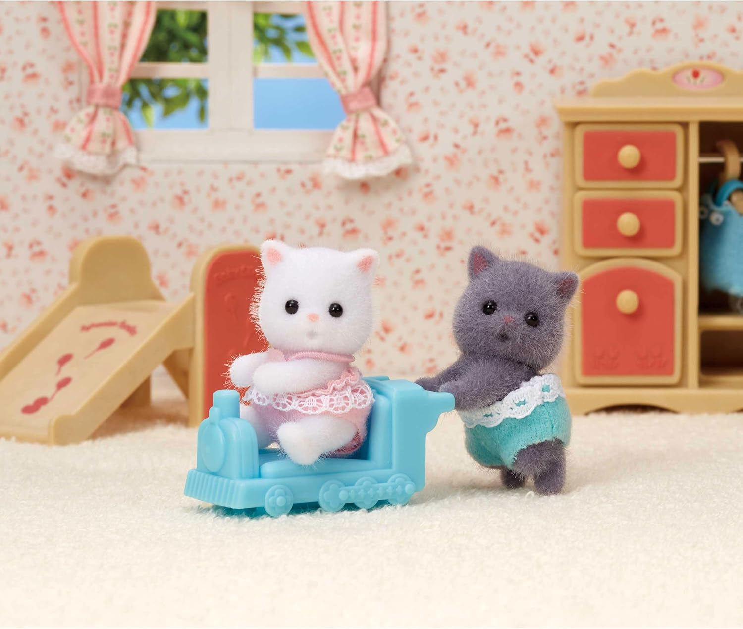 Sylvanian Families L5457 Perzische tweelingkatten - poppenhuisfiguren
