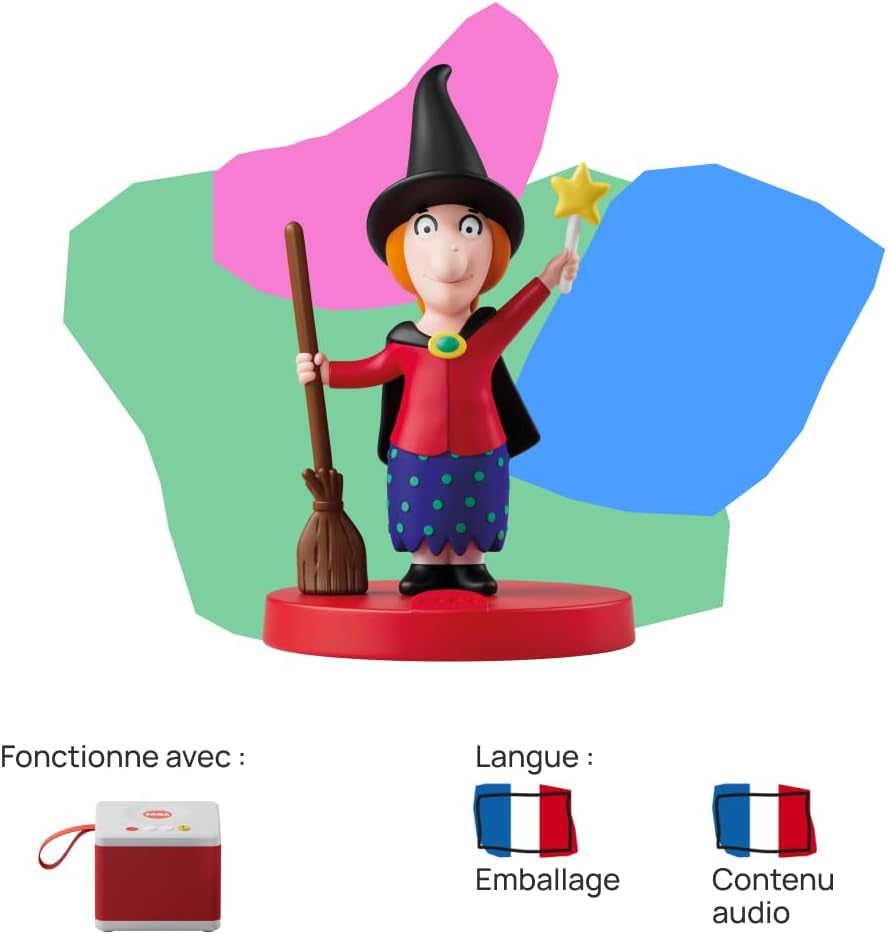 Geluidsfiguur De heks uit de lucht - sprookjes en geluidsverhalen - speelgoed, educatieve inhoud, Franse versie, kinderen 2-4 jaar Speelgoed Bebe Naty Shop