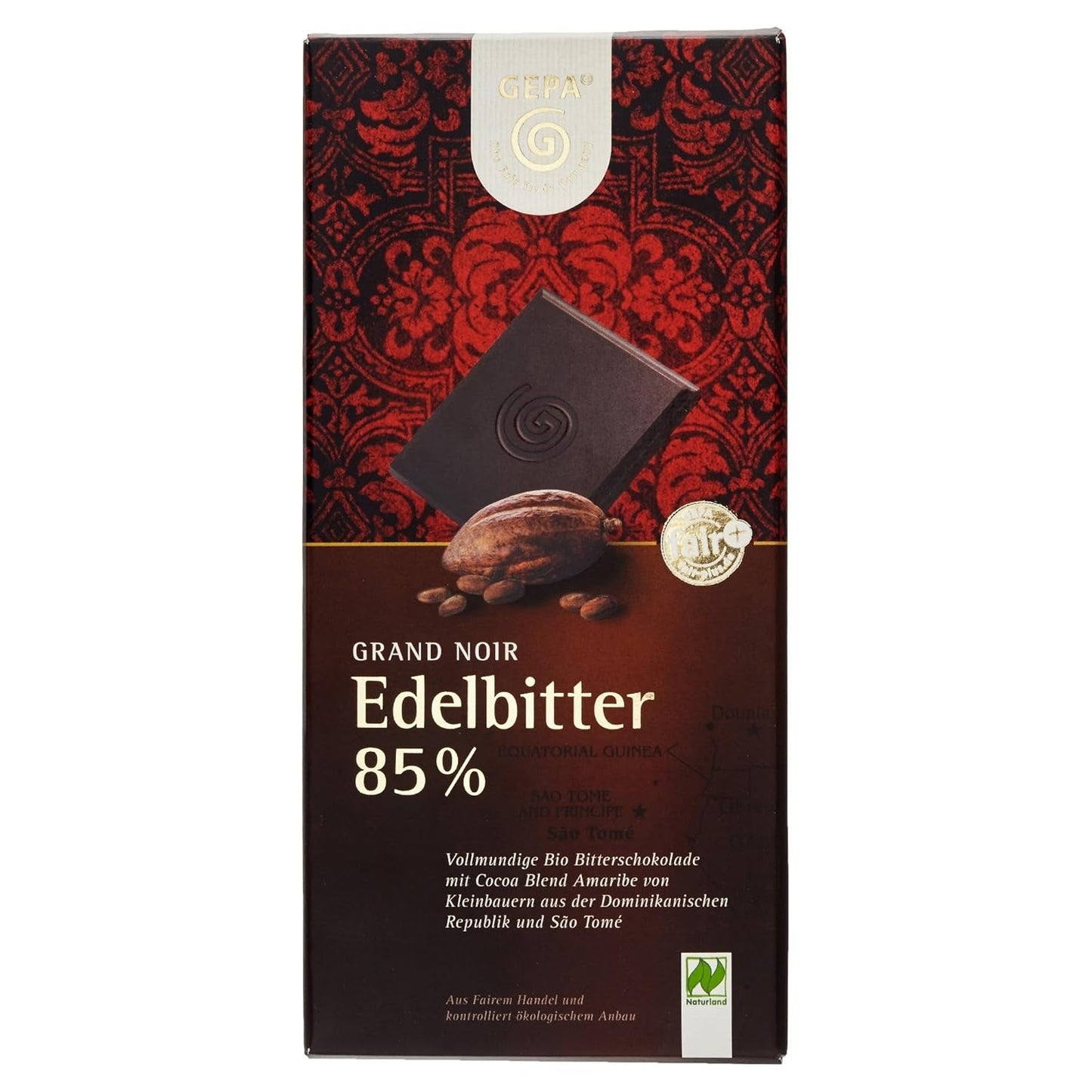 Bittere Grand Noir biologisch, 85%, 100g