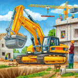 Ravensburger Puzzel voor kinderen - 09226 Grote bouwvoertuigen - Puzzel voor kinderen vanaf 5 jaar, met 3X49 stukjes Puzzel Naty Shop