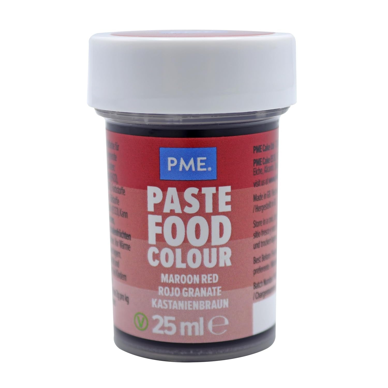 Kastanjerode kleurpasta, 25 g