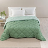 Caleffi tweepersoonsbed winterdekbed 260 x 265 cm microvezel tweepersoonsbed winterzacht comfortabel gewatteerd duurzaam wasbaar hypoallergeen dekbed gemaakt in Naty Shop Quilts en quilts