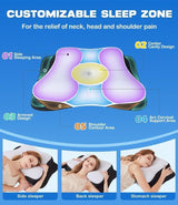 SUPA MODERN Memory Foam Kussen Zijslaper Koelkussen 60X40 Orthopedisch Achterkant Maag Nekpijn Verlichting Nekkussen Orthopedisch Cervicale Kussens Naty Shop