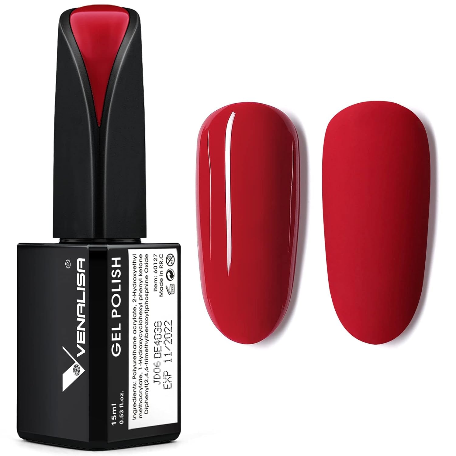 VENALISA Koraal Oranje UV Nagellak 15 ml Gel Nagellak Voor UV Nagellamp Transparant Koraal Oranje Gel Nagellak Modellen Voor DIY Nagelontwerp