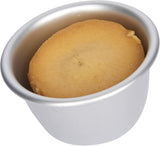 Kitchencraft Mini Puddingvormen Geanodiseerd Aluminium 7,5 cm Set van 4 Zilveren Bakvormen & Dienbladen Naty Shop