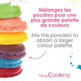 Scrapcooking - Set van 3 poedervoedselkleurstoffen - Rood Geel Blauw - Kleurstof voor bakken, cakes, koekjes, koekjes, deeg, fondant, regenboogcake - 4011