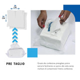 BIODERM Cellusoft - zachte, multifunctionele wegwerpdoekjes van viscose en polyester - multifunctionele doekjes voor de delicate hygiëne van de gevoelige en rode huid van ouderen en kinderen - 30 x 38 cm (50