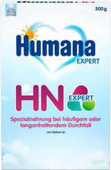 Humana HN Expert, vanaf de geboorte, speciale voeding bij frequente of langdurige diarree, ondersteunt de normalisatie van het ontlastingspatroon, met banaan, 300 g Naty Shop 300 gram