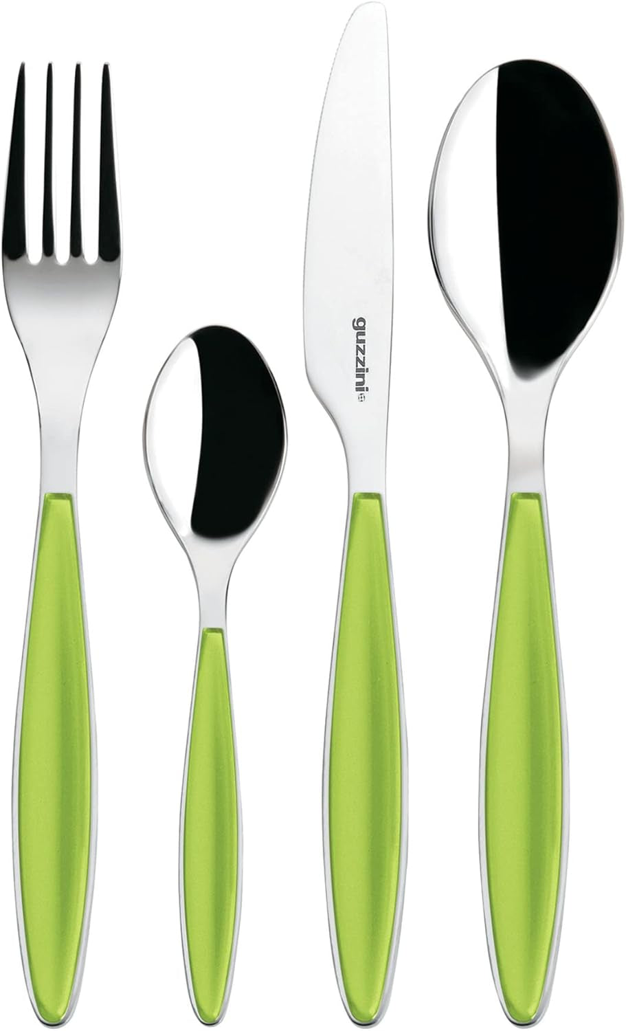 Guzzini - Feeling, bestekset 24-delig - Appelgroen Keuken Naty Shop