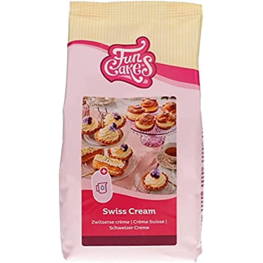 Funcakes Mix voor Schweizer Sahne, Einfach Zu Berübenen, Lecker Zum Füllen Von Kuchen, Cupcakes en Anderen Leckereien, Nur Wasser Addenden, Halal. 500 G. Mengsel voor bakken en koken Naty Shop Standaardtitel