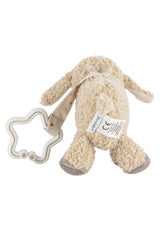Sterntaler Flocke Schapenspeelgoedhanger - Kinderwagenspeelgoed van zachte stof - Hangend speelgoed voor baby's - Zandkleur Stervormige ophanging Speelbooghanger Bebe Toys Naty Shop