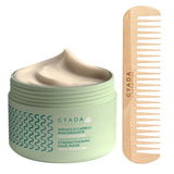 GYADA COSMETICS Spirulina haarversterkingspakket Voedend tegen haaruitval Dubbele tips Werkt 250 ml + beukenhouten kam Ideaal voor het ontwarren van alle haartypes Naty Shop Haarmasker Standaardtitel