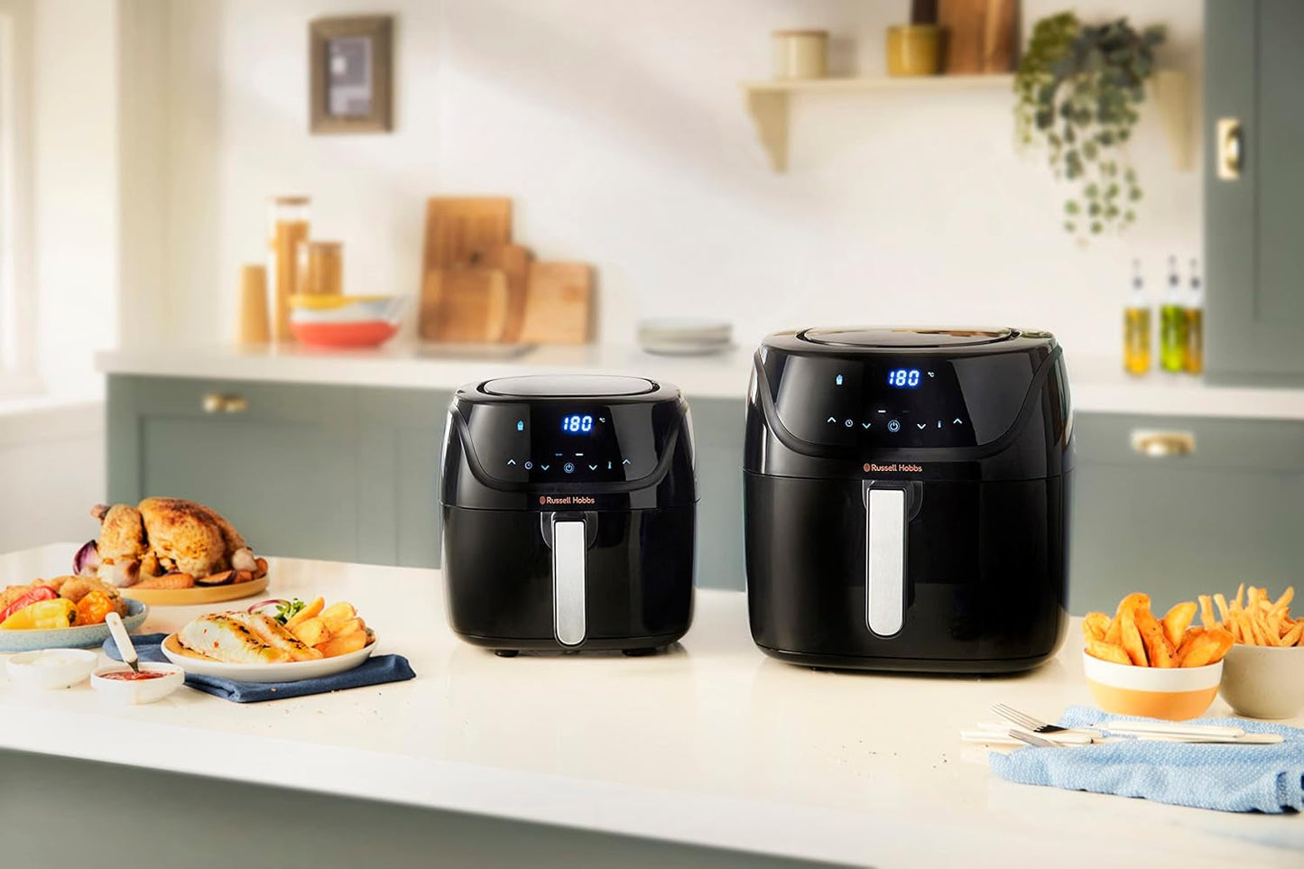 Russell Hobbs Air Fryer L 4L Rapid Airfryer, 7 kookfuncties, 10 programma's Huishoudelijke apparaten Naty Shop