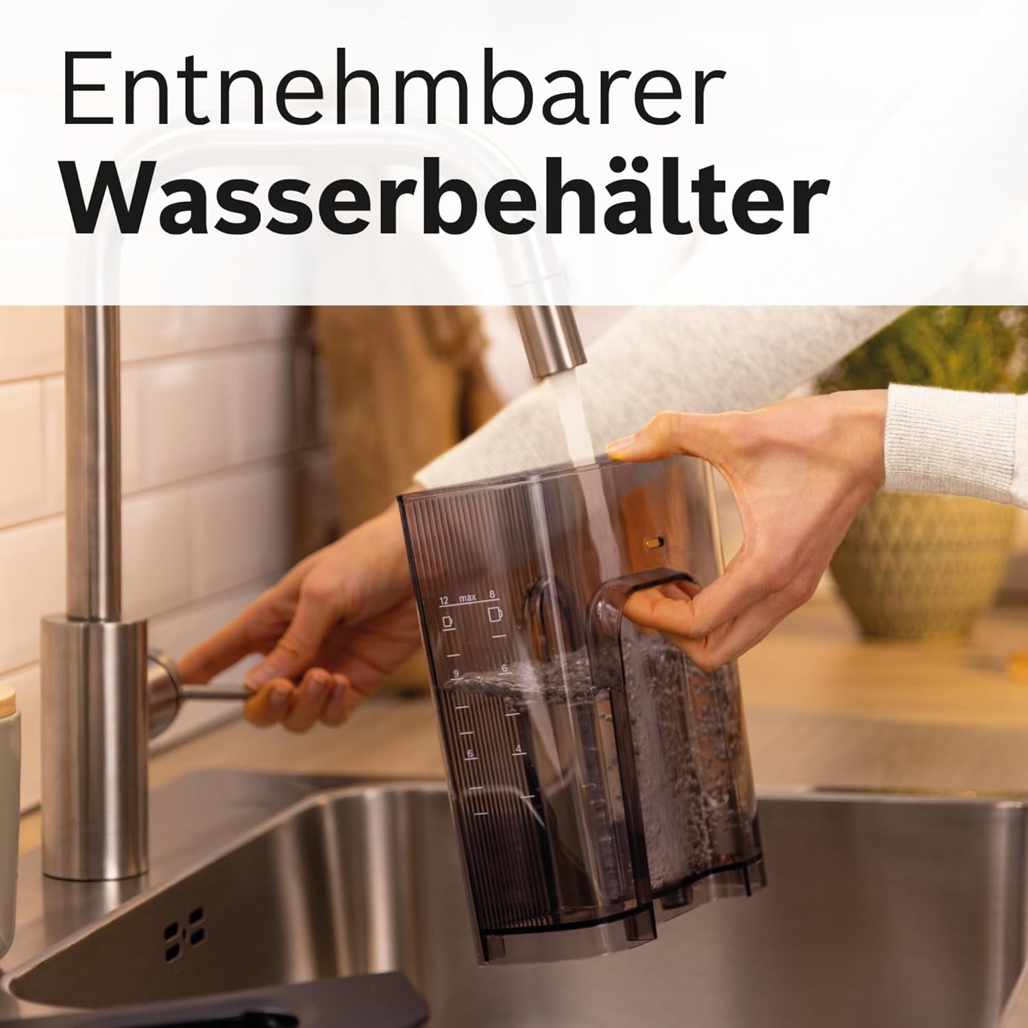 Bosch MyMoment TKA6M273 Filter-espressomachine, 1L thermische karaf, 8-12 kopjes, antidruppelsysteem, roterende filterhouder, ontkalkingsprogramma, verwijderbaar waterreservoir, 1200 Watt, matzwart
