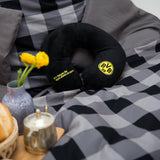 Nekkussen Borussia Dortmund Unisex Bvb Nakkepude, zwart/geel, 34 X 31 5 cm EU Naty Shop Reiskussens