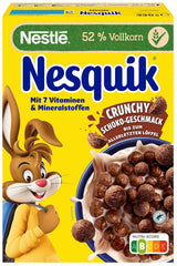 Nesquik Nestlé Nesquik Crunchy Breakfast, ontbijtgranen met chocolade en volle granen, 1 pakje (1 x 330 g)