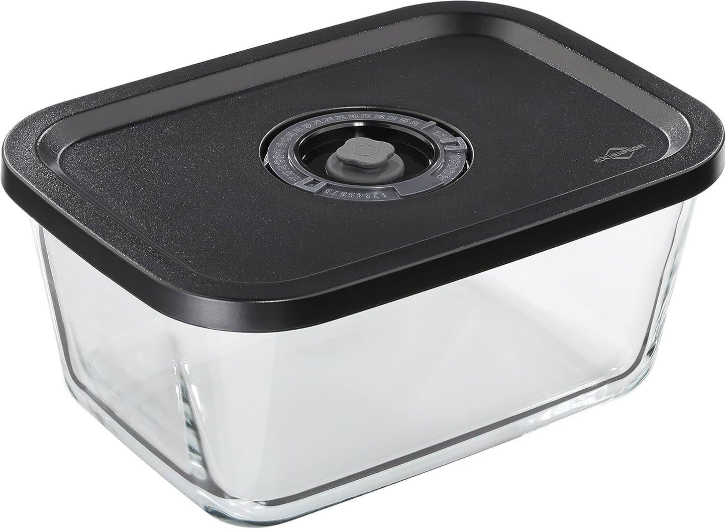 Vacuümset Küchenprofi EASYFRESH | Set van 7 stuks | 1x elektrische vacuümpomp, 1x vacuümpot S, M en L, 3x vacuümzakken 22x21 cm | borosilicaatglas, hoogwaardig kunststof | bereiding en opslag Voedselbewaardozen Naty Shop Vacuümdoos L