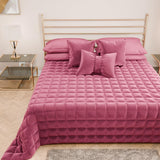 PETTI Artigiani Italiani - Eenpersoonsbedovertrek, dubbelzijdige sprei, verensprei, nachtblauw, wit, 100% Made in Italy