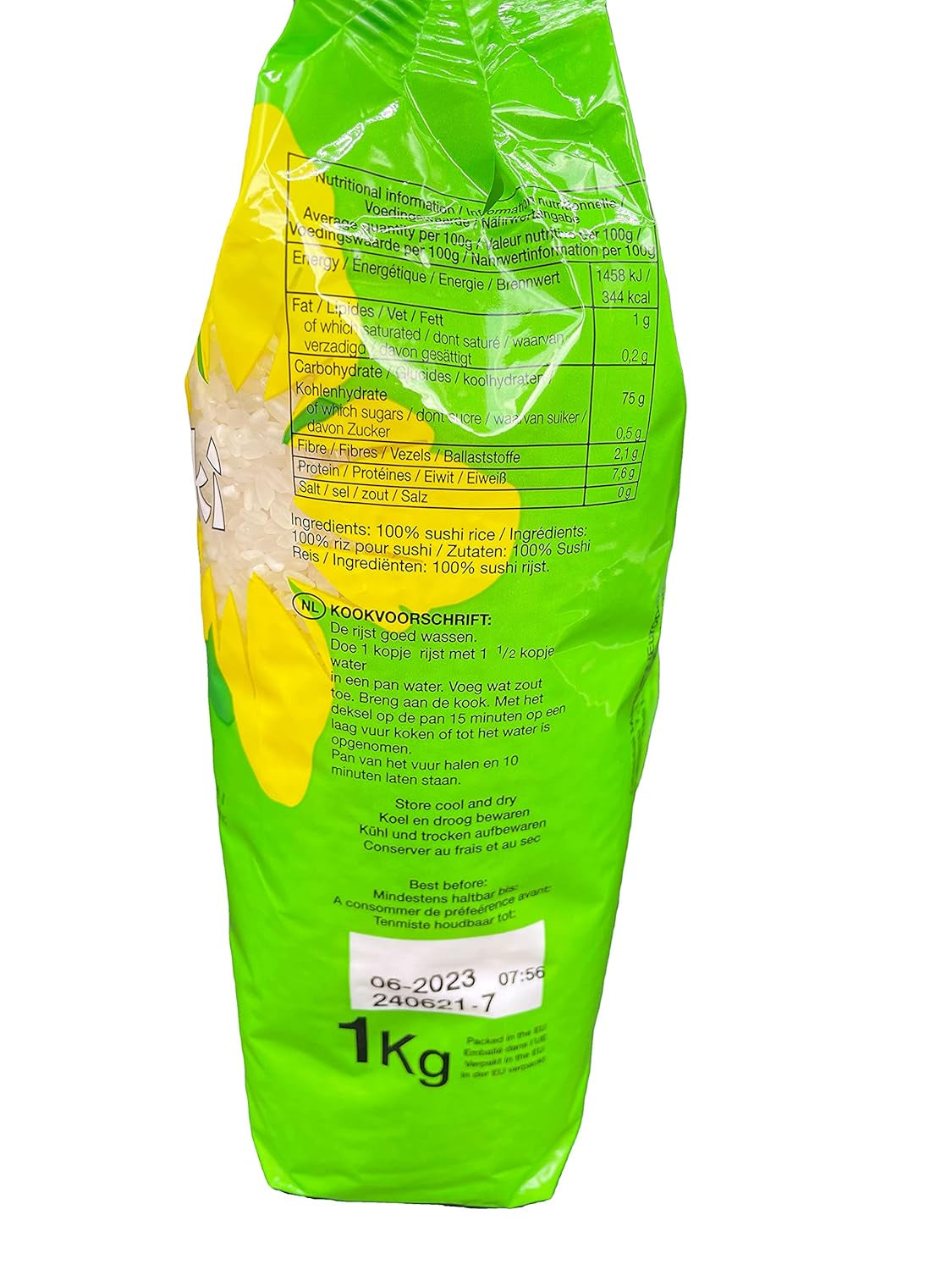 Rijst voor sushi, 1 kg