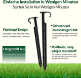 GARDENIX AquaPIN tuinslanganker, 50 stuks, grondpen, bevestigingsanker voor druppelslang, irrigatieslang, verbindingsvork