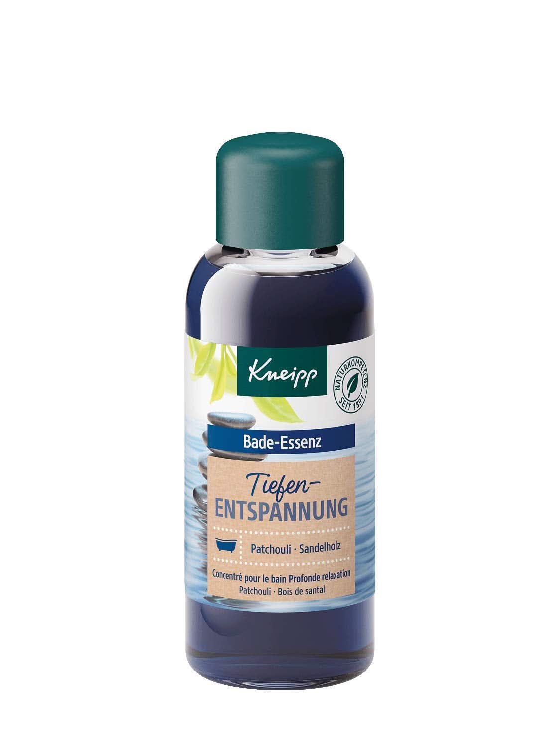 Kneipp, badolie met natuurlijke etherische olie van patchouli en sandelhoutextract voor diepe ontspanning en kalmering, 100ml Naty Shop