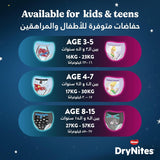 DryNites pyjamabroek voor meisjes 3-5 jaar, 1 pak (1 x 16 stuks)