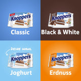 Yoghurt – 4 x 200 g – Wafelschijfjes gevuld met yoghurt en nougatcrème, hazelnoten en cacao