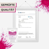 Pretty Pink Natürliche Lebensmittelfarbe Pulver Rosa (Roh Vegan) Pastel Rose Bis Intensiv Rosa-Rot - Essbare kleur voor Lebensmittel Aus Früchten en Gemüse - Natuurlijke kleurstof voor levensmiddelen | Pureraw 5G Naty-winkel