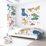 Beddengoed voor kinderen, jongens, diverse modellen, met ritssluiting, microvezel polyester Beddengoed - kinderen Naty Shop