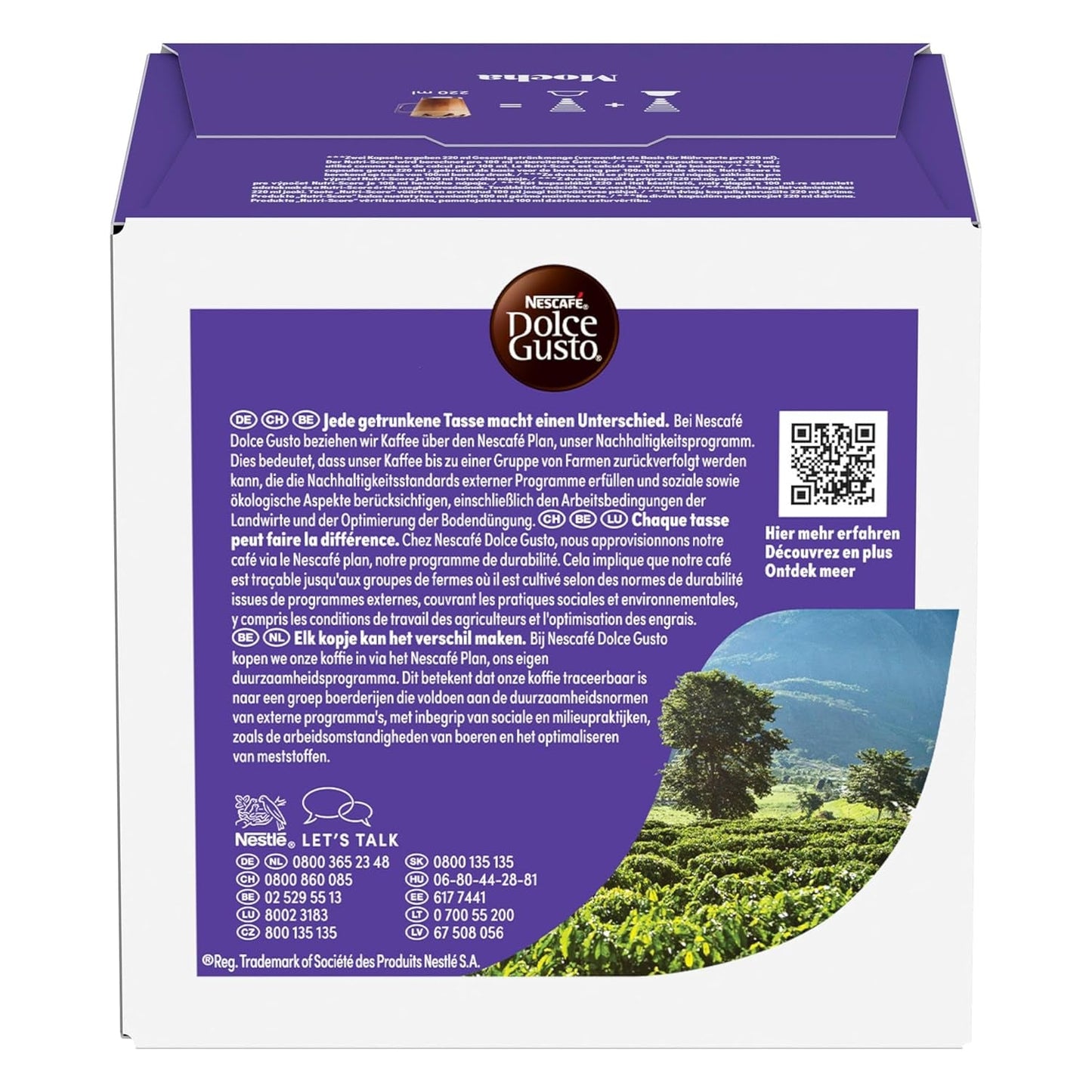 NESCAFÉ DOLCE GUSTO Mokka Kaffeekapseln 3er-pakket (3 x 16 Kapseln)