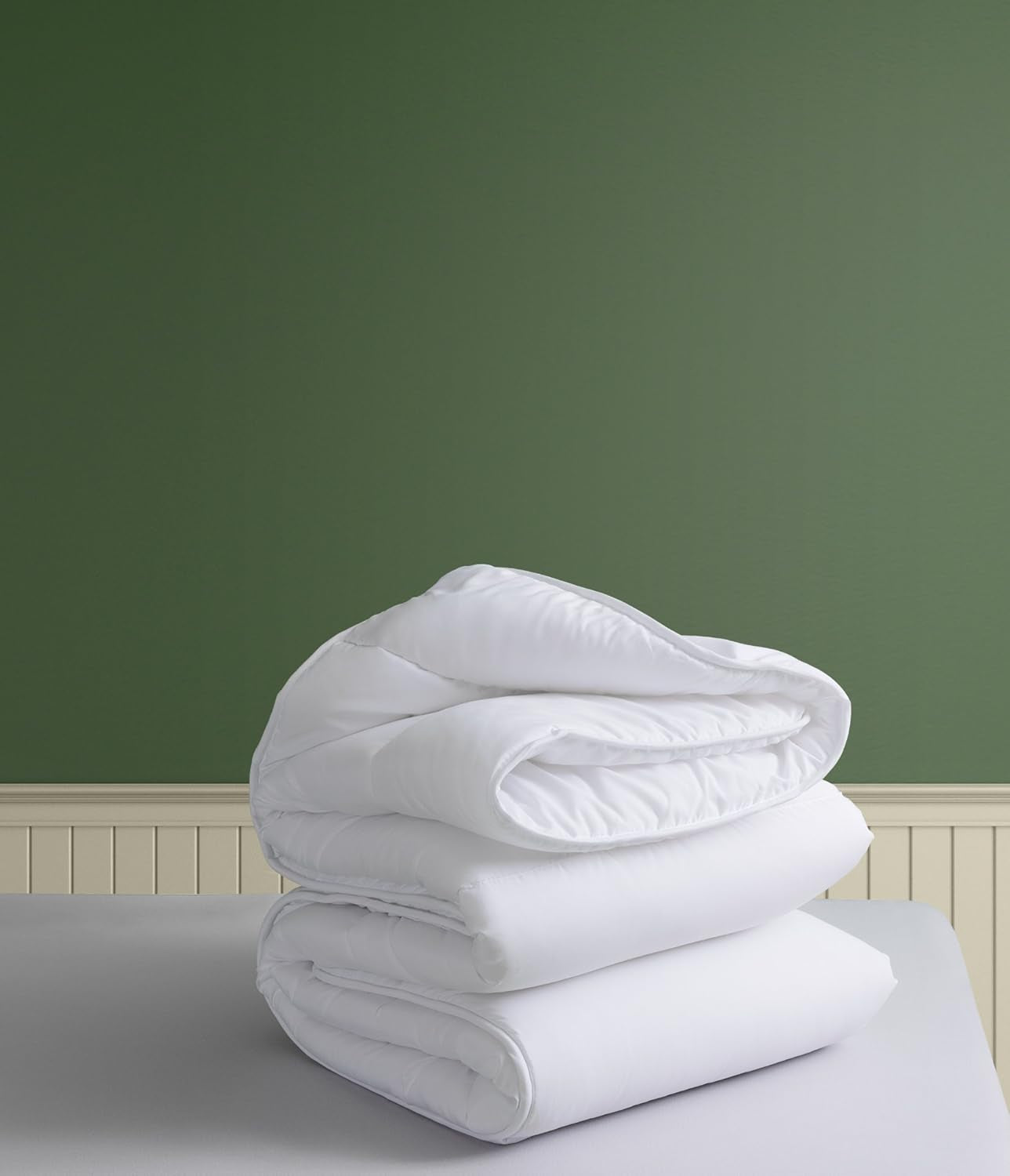 Dekbed van siliconenvezel, behandeling met aloë vera, 300 G, herfst/winter, voor bed van 90 cm (150 X 220 cm) Dekbedden en dekbedden Naty Shop