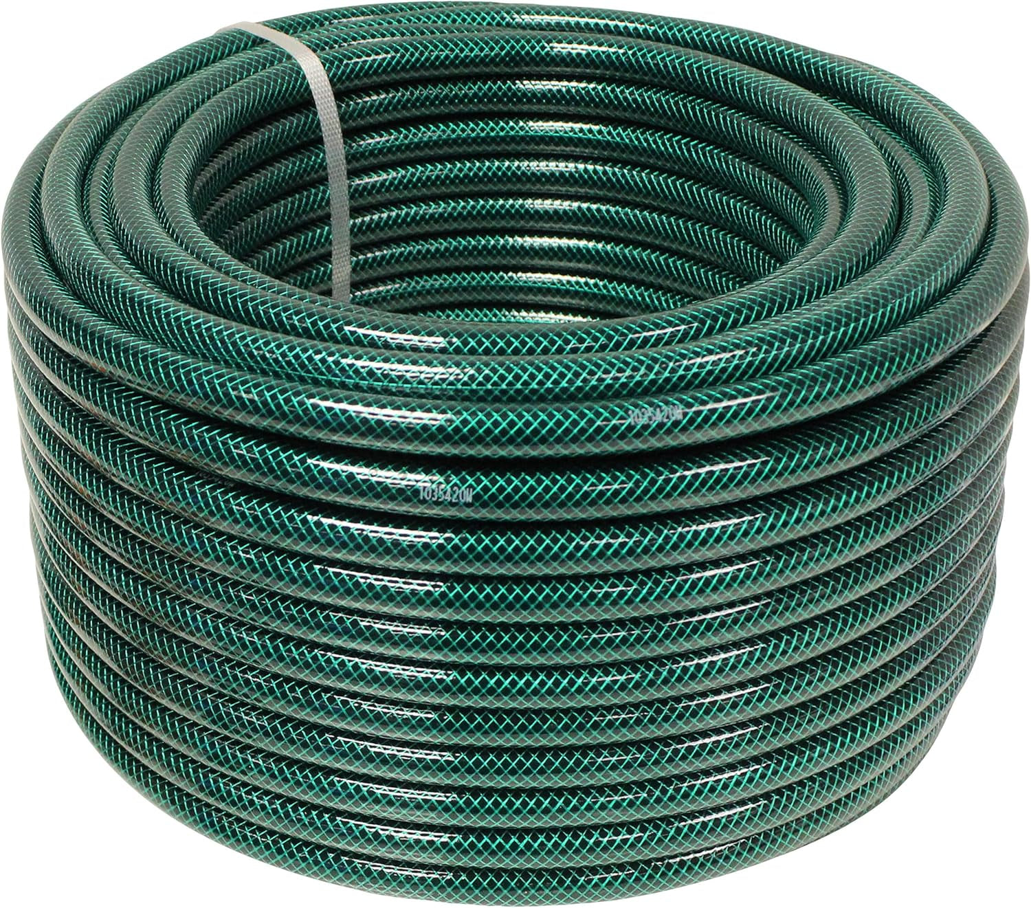 Faithfull tuinslang 50 m (164 ft) versterkt 12,7 mm (1/2 inch) diameter - zware PVC-buis, groen