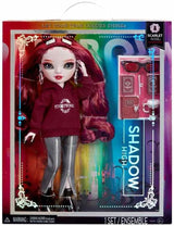Rainbow High Shadow High Series 3 - Scarlett Rose - Maroon Fashion Doll - Modieuze outfit en meer dan 10 kleurrijke speelaccessoires - Ideaal voor 4-12-jarigen en verzamelaars