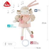 Fehn mini muziekdoosfee - knuffel en slaaphulpje: opwindbare muziekdoos met de zachte melodie "Zwanenmeer" kalmeert in elke situatie - voor baby's en peuters vanaf 0+ maanden Speelgoed Bebe Naty Shop