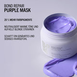 Schwarzkopf Professional BLONDME Bond Repair Purple Mask Masker voor koel haar Neutraliseert gele tinten voor geverfd, geblondeerd en licht haar Diep conditionerend en versterkend 200 ml Haarmasker Naty Shop