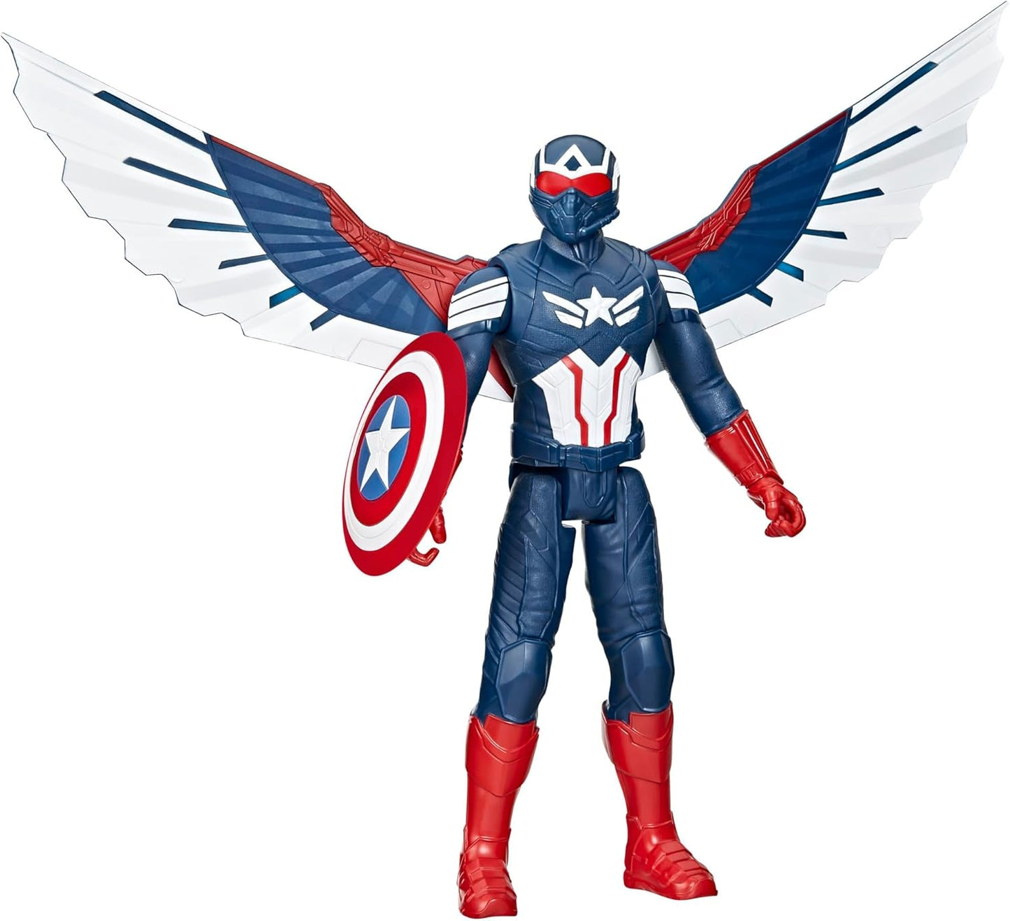 Marvel Studios Captain America Brave New World, Captain America Deluxe actiefiguur, 30 cm Actiefiguren Naty Shop Standaard titel